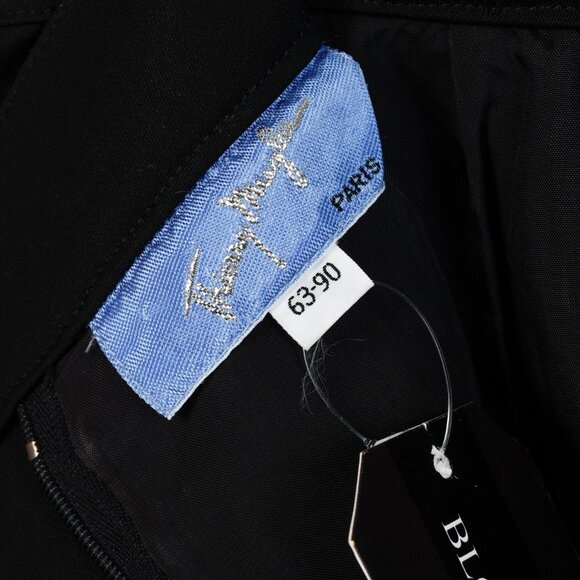 Thierry Mugler Vintage Black Wool Pencil Skirt - Picture 8 of 8